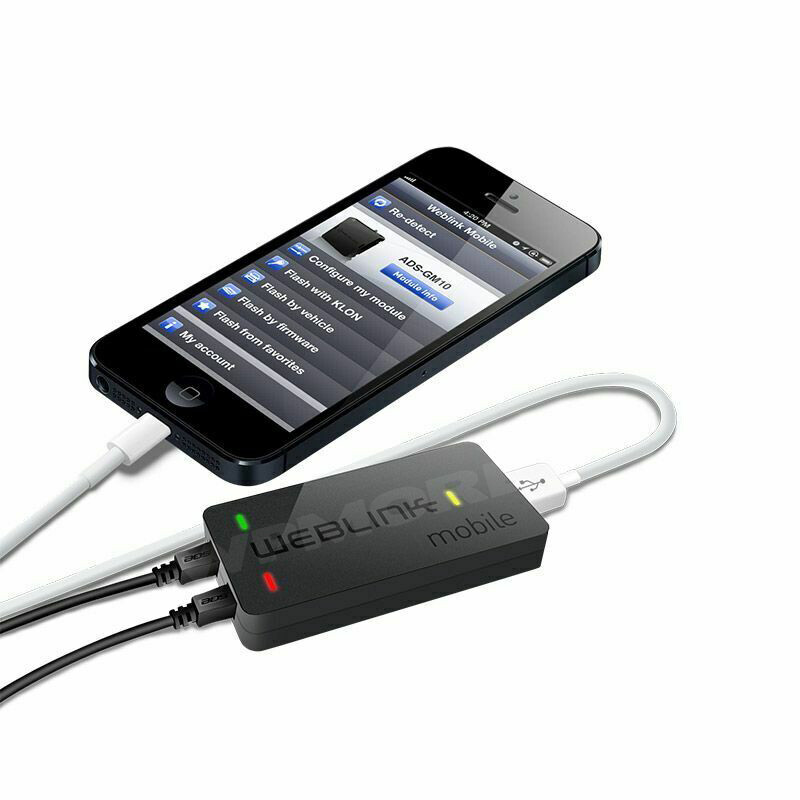 iDATALINK ADS-WLM-AP1 Weblink Mobile Programming Cable for Apple iPad and iPhone