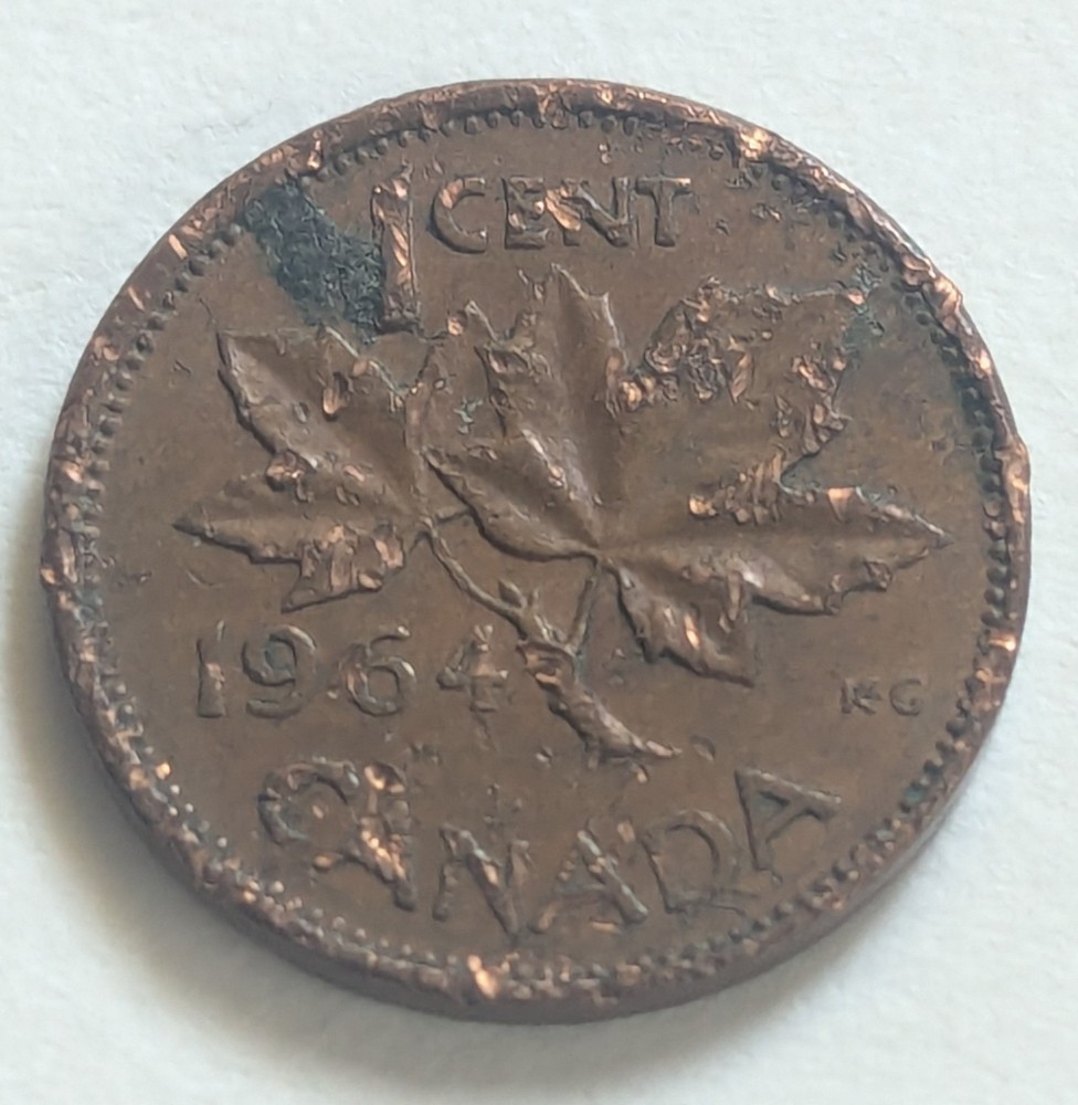 Canada, 1964, One Cent