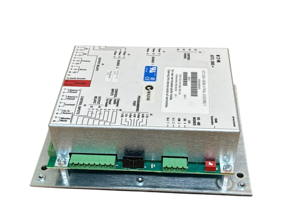 EATON 6D32360G42 ATC-300+ AUTOMATIC TRANSFER SWITCH CONTROLLER MODULE PANEL