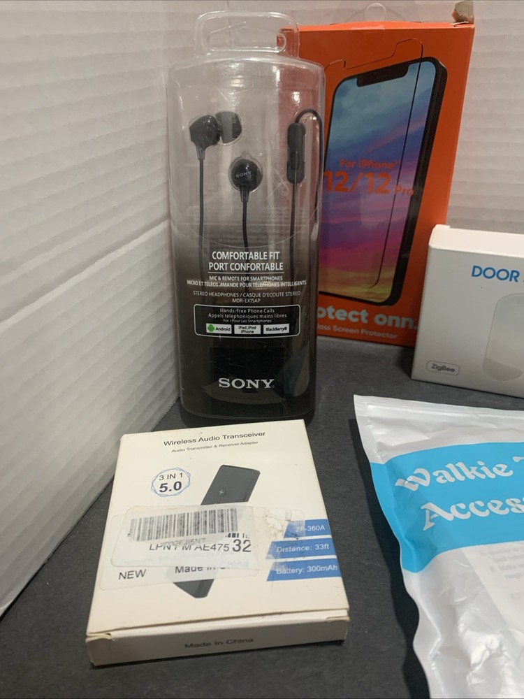 Lot of 9 Electronics Accessories Sony Fitbit Energizer Charger Bundle