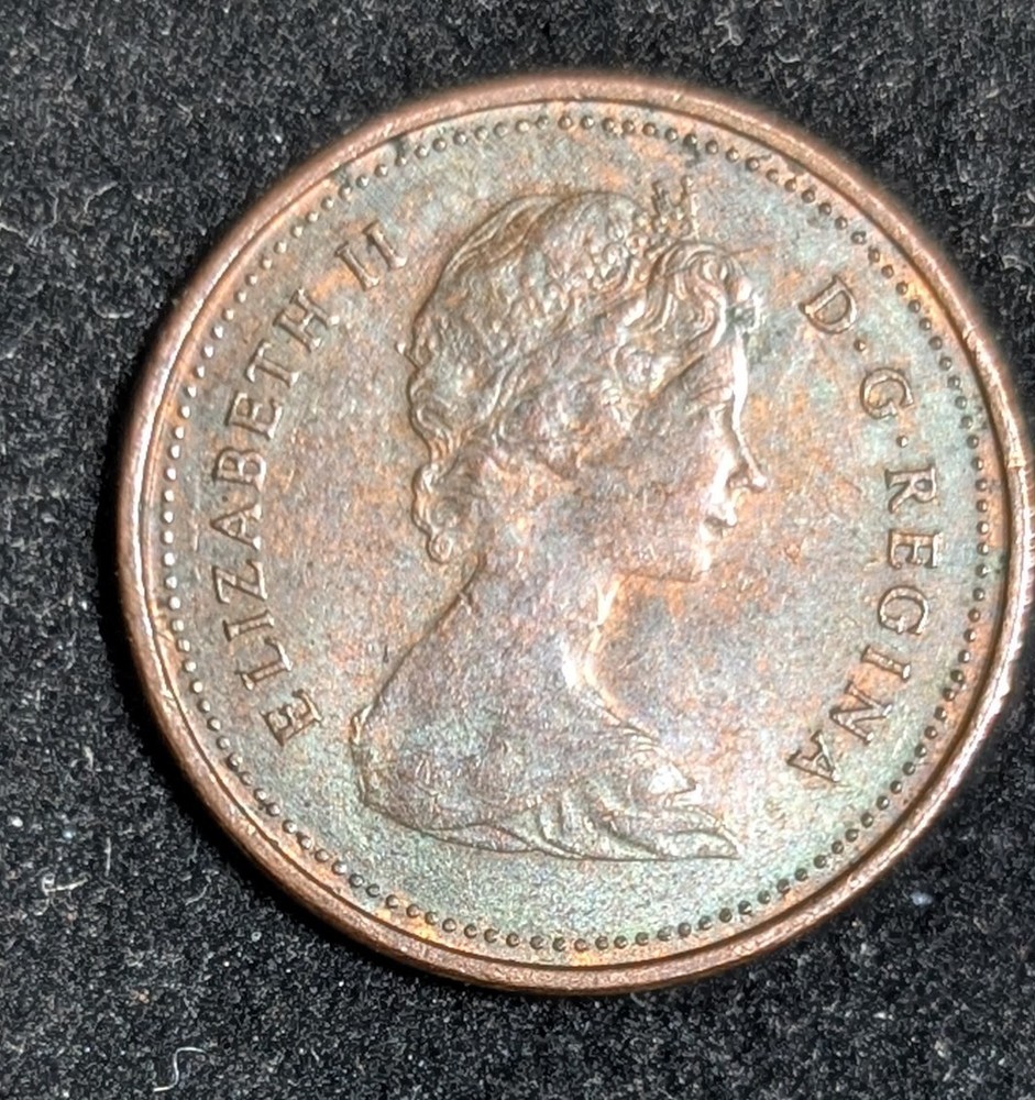 1980 Canada 1 Cent Circulated KM# 59.2 Brown