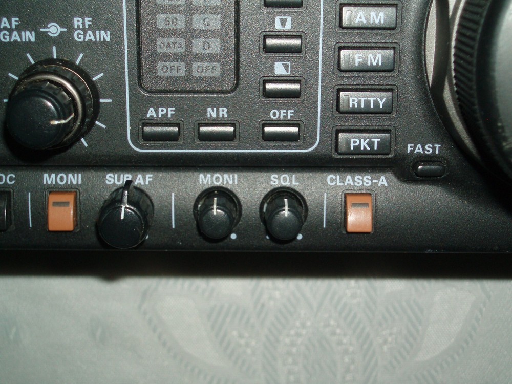 Yaesu HF FT-1000MP Mark V 200W knobs RF PWR/SQL/SUB SQL/ SPEED /MONI /PITCH