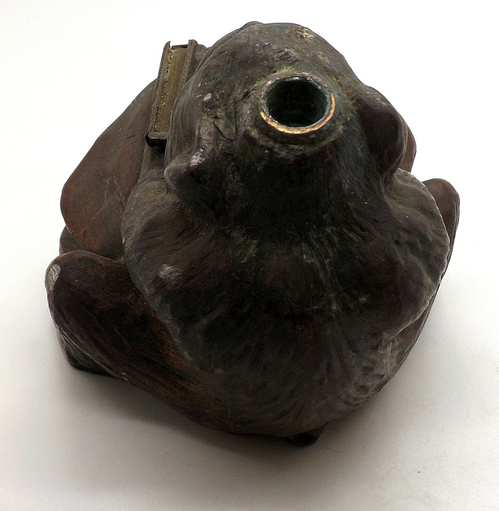 1930's Ronson Monkey Lighter & Ash Tray Model 8864 ~Wow~