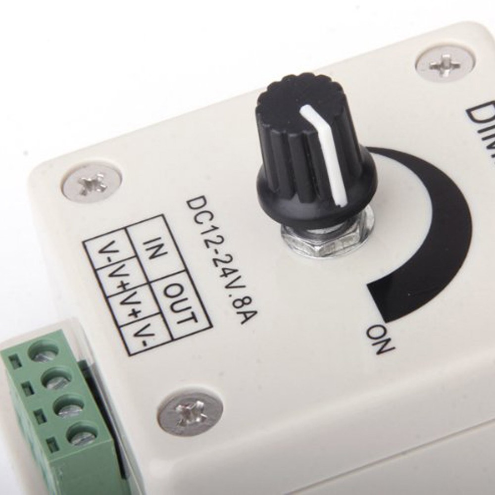 Dimmer DC 12V 24V 8A Switch Brightness Controller for LED Strip Light Lighting