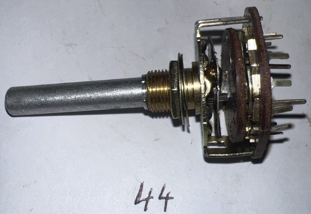 Alpha 6 Position, 2 Pole, Rotary Selector Switch Condition is New