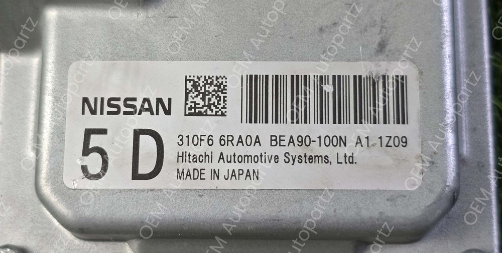 Nissan Rogue 2021-2022 Transmission Control Module Trans Controller 310F6-6RA0A