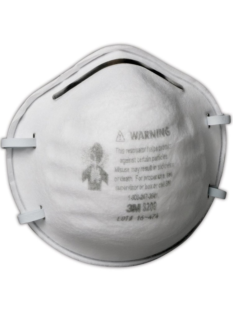 3M 8200 Particulate Respirators, 20-Pack