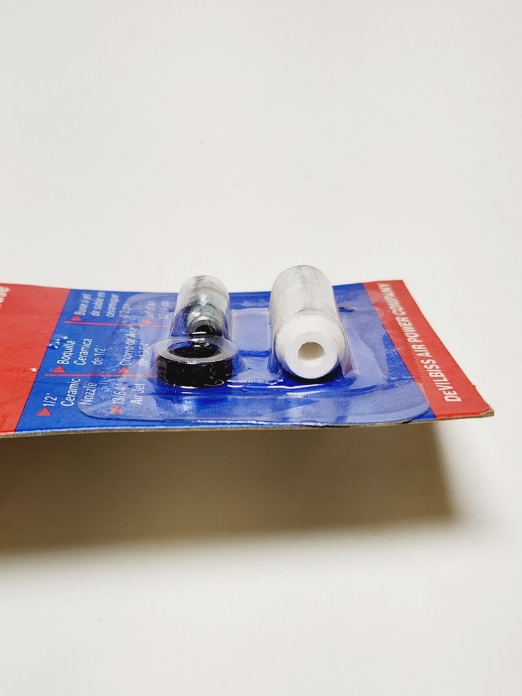 Devilbiss AC170 Ceramic Sandblast Nozzle & Air Jet Kit 2PK