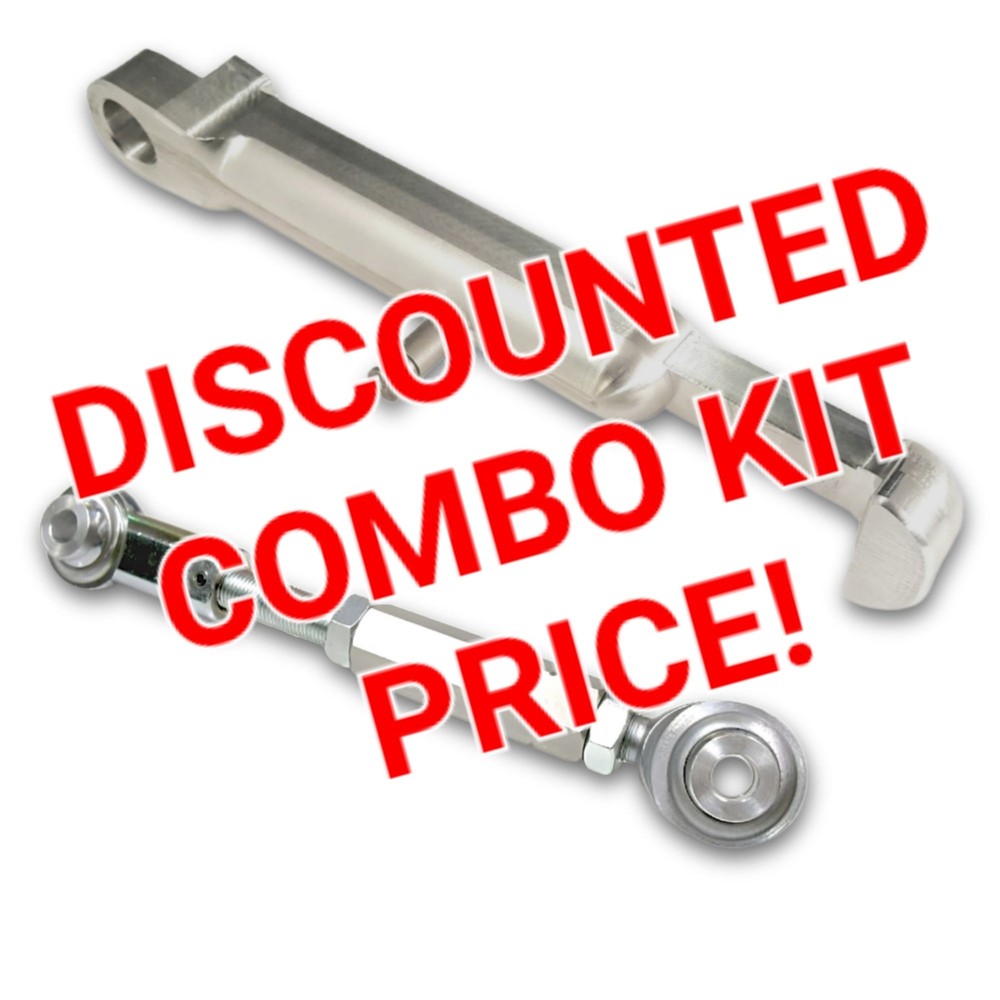 R6 2003-2005 Adjustable Kickstand & Lowering Links Discount Combo Kit