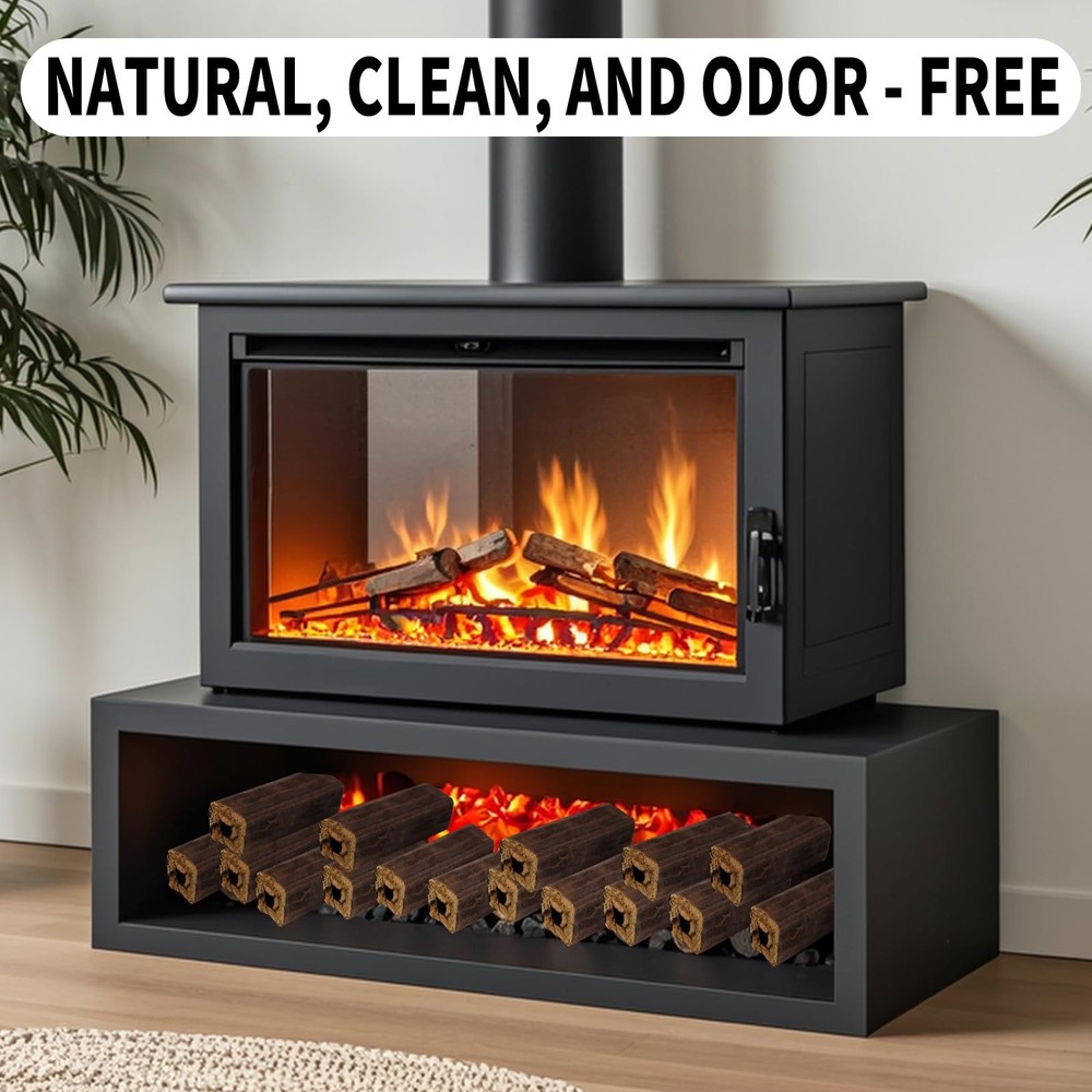 Fire Logs Fireplace Logs - Compressed Natural Logs Fires tarter Fire Log for ...