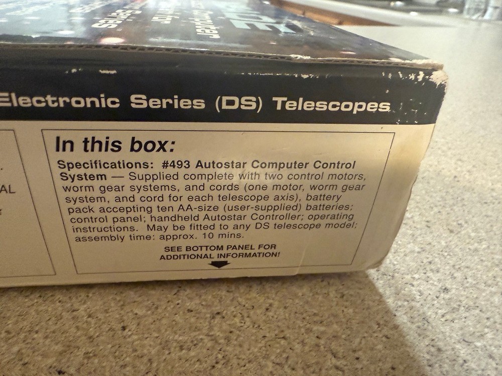 Meade #493 Autostar Telescope Computer Controller System Digital telesc Open Box