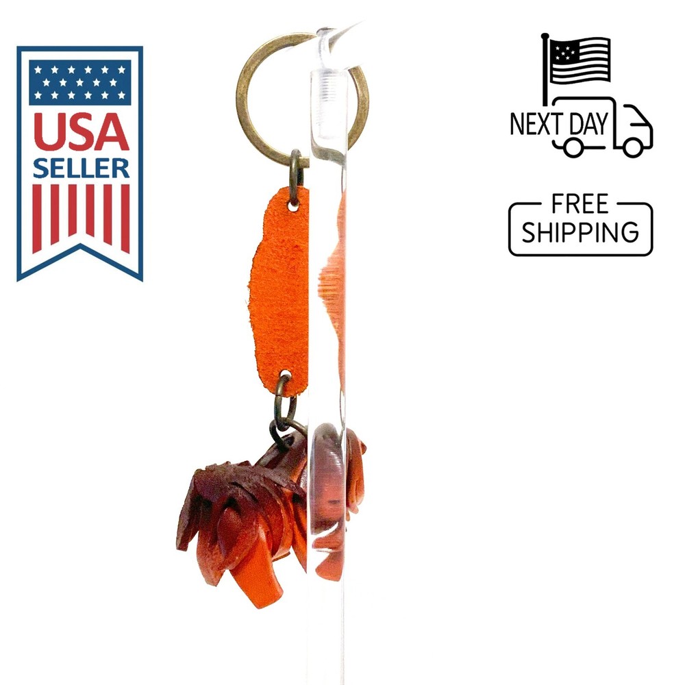 SHIH TZU Handmade Leather Keyring