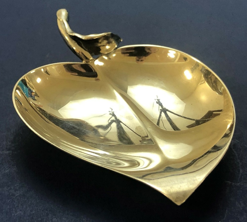 Tiffany & Co Sterling Silver Small Leaf Dish