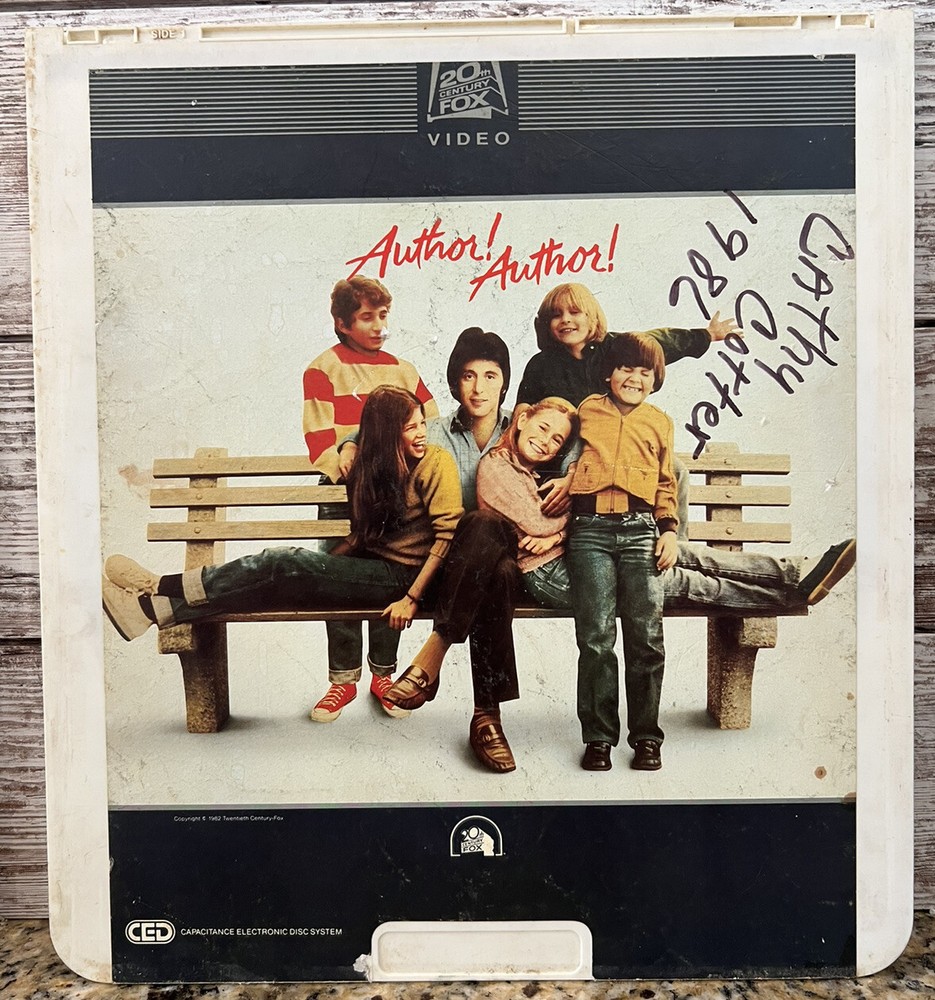 Vtg AUTHOR! AUTHOR! AL PACINO CED RCA SelectaVision VideoDisc