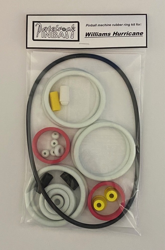1991 Williams Hurricane Pinball Machine Rubber Ring Kit