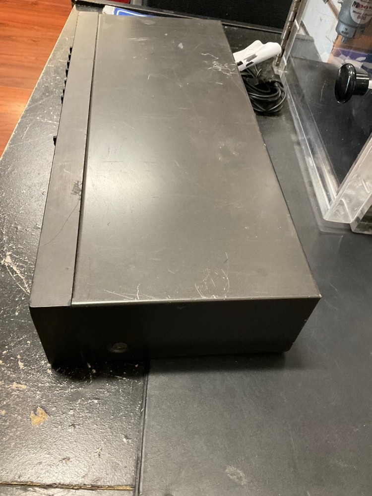 Technics SH-8038 2-Channel Stereo 7 Band Graphic Equalizer, Black