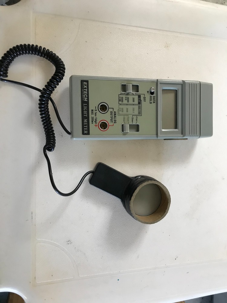 Extech 401025 Handheld Light Meter analog output K60954
