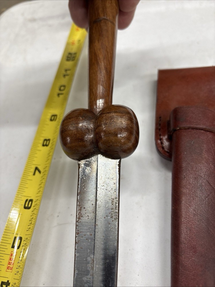 Wood Hilt Bollock Dagger