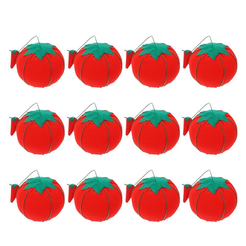 12 Pcs Simulated Tomato Sewing Kit Decorative Tool Embroidery Supply