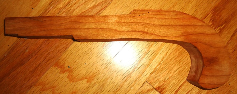 Pistol Stock Blank, Muzzleloader, 15" x 2", 8" Barrel Length