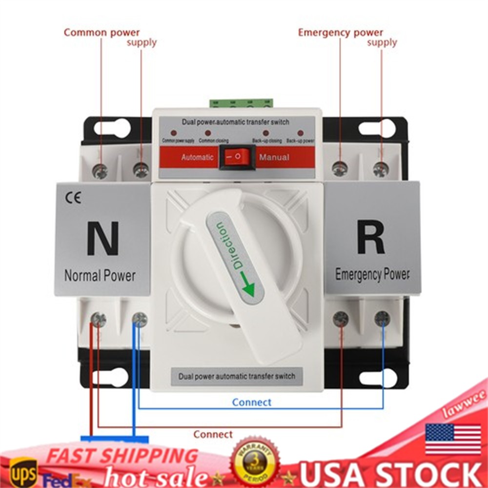 2P 63A 110V AC-33iB Automatic Transfer Switch