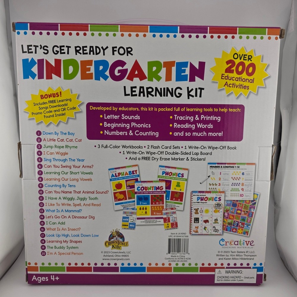 Creative Teaching Materials Kindergarten Learning Kit Educational Set New