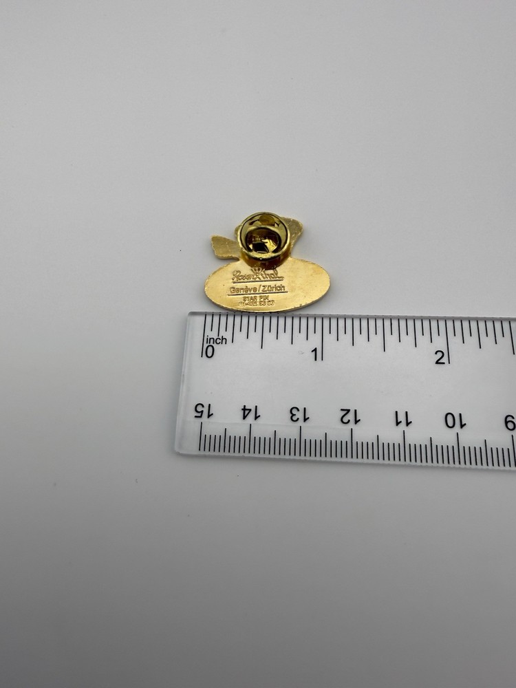 ROSENTHAL Espresso Cup Enamel Lapel Pin VTG?