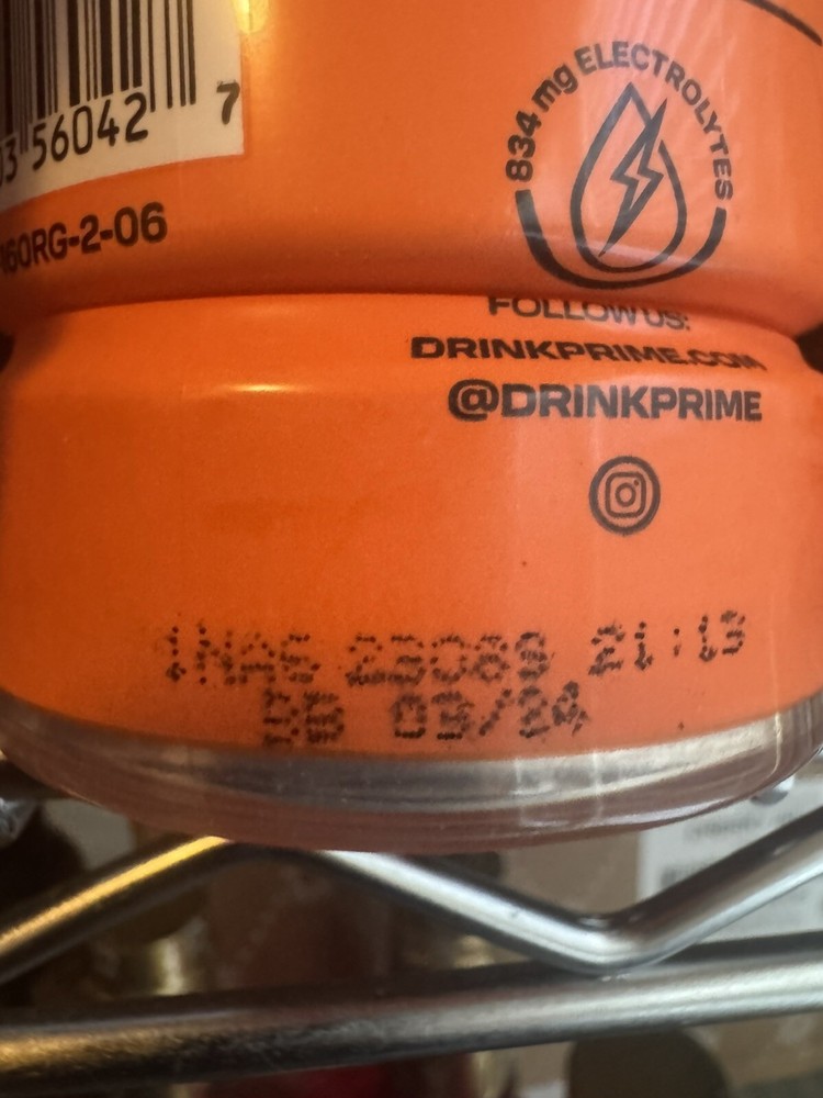 *DISCONTINUED* Grape & Orange PRIME Hydration Bottles