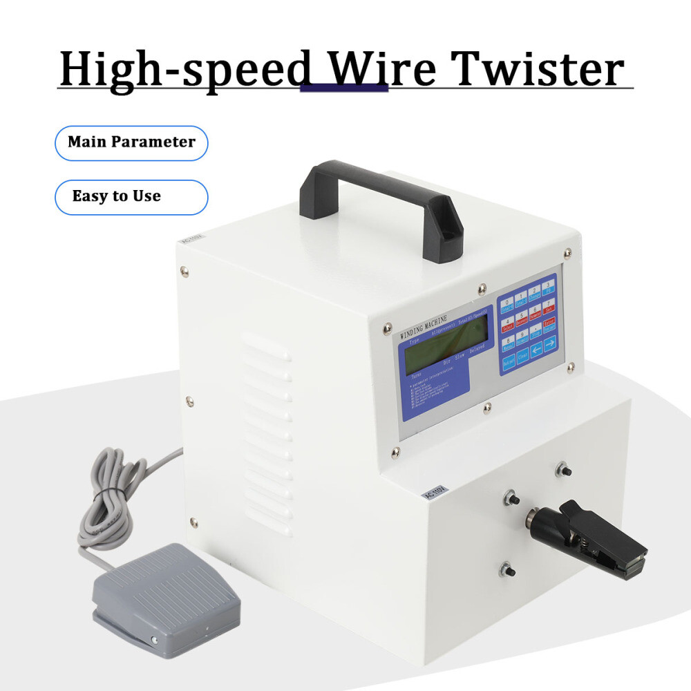110V Automatic High-speed Wire Twisting Machine Line Strander with LCD Display