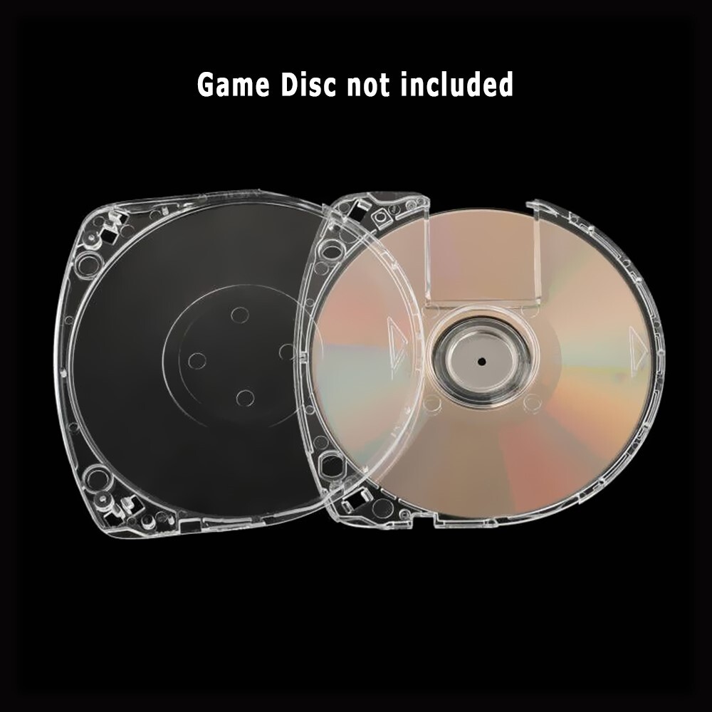 Precise-Fitting Shock Absorbing Lightweight Transparent PC Disc Case for PSP UMD