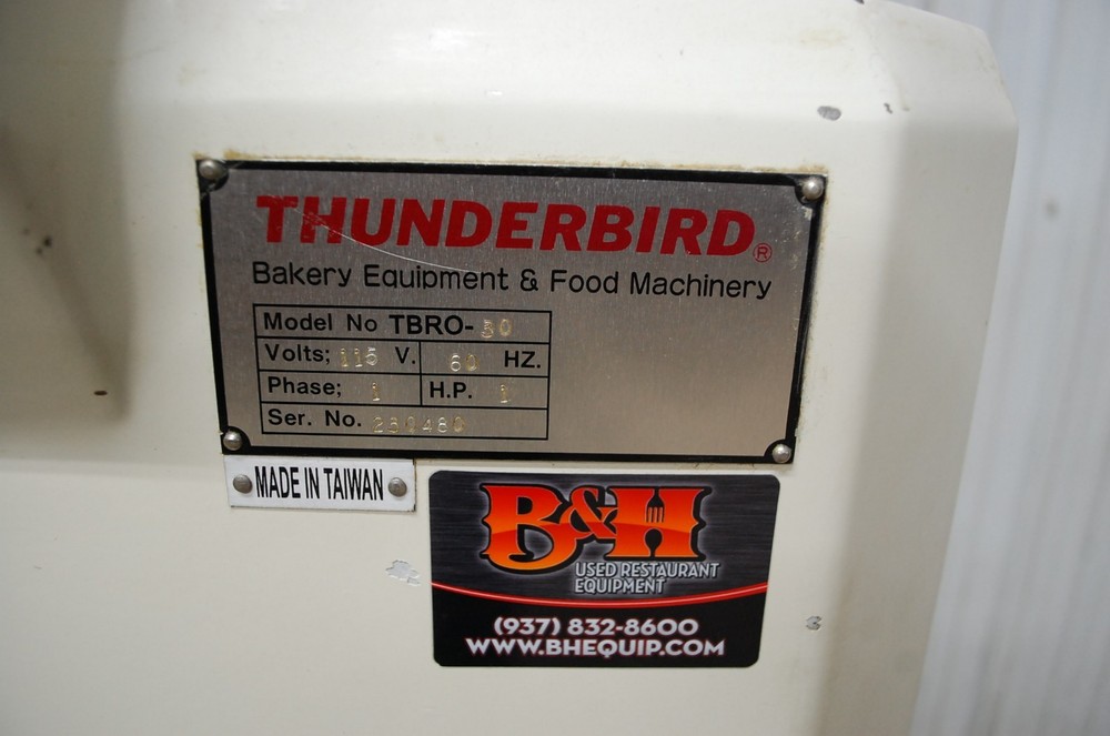 Thunderbird TBRO-30 Part Bakery Dough Divider Rounder