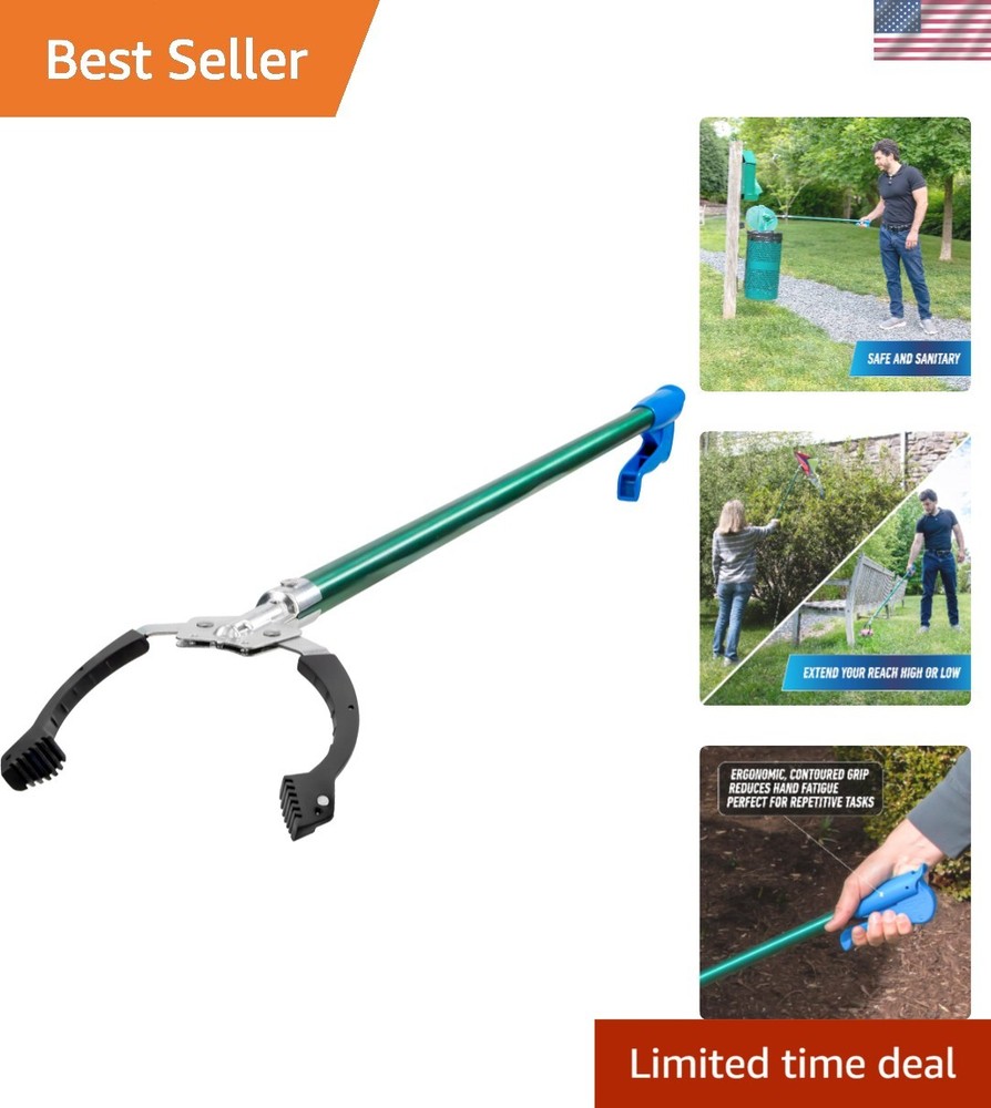 Reacher Grabber Tool Yard Cleanup Trash Picker Upper Long  36 Inches