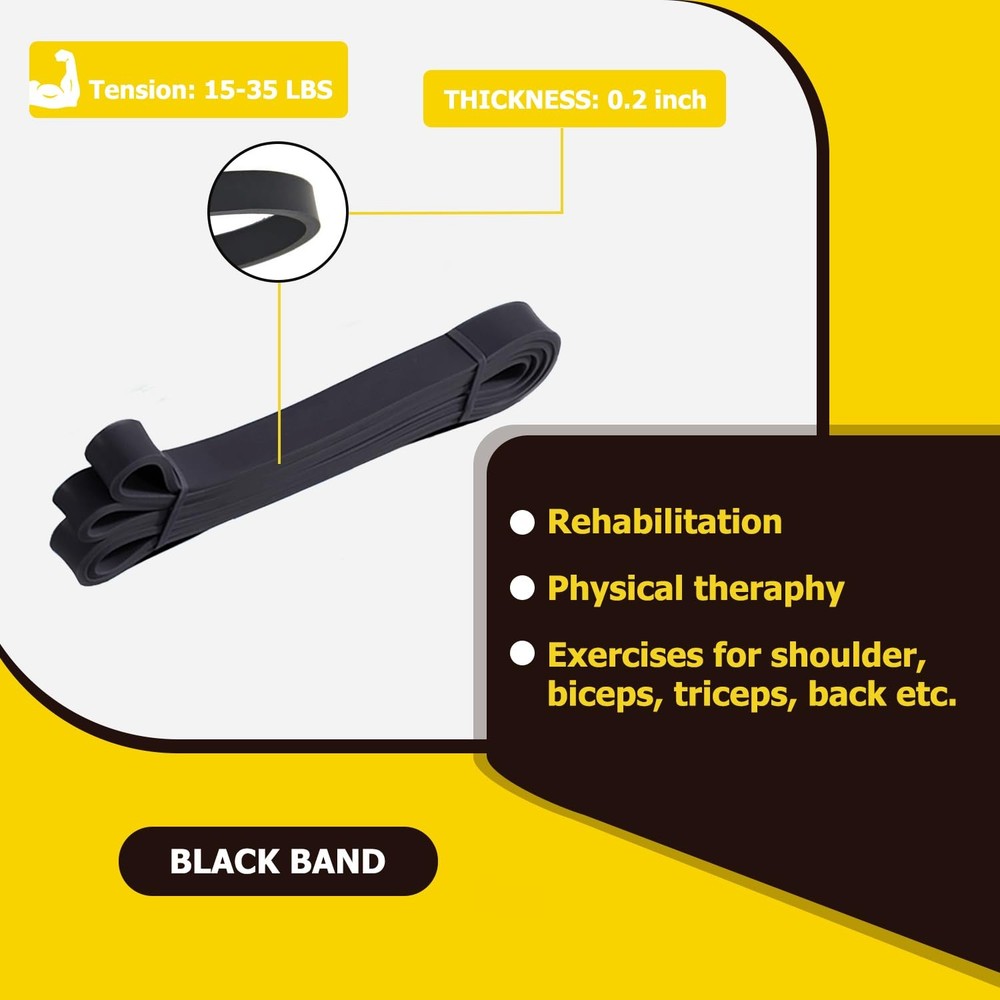 Pull Up Bands, Resistance Bands, Pull Up Assistance Band Exercise Bands for M...