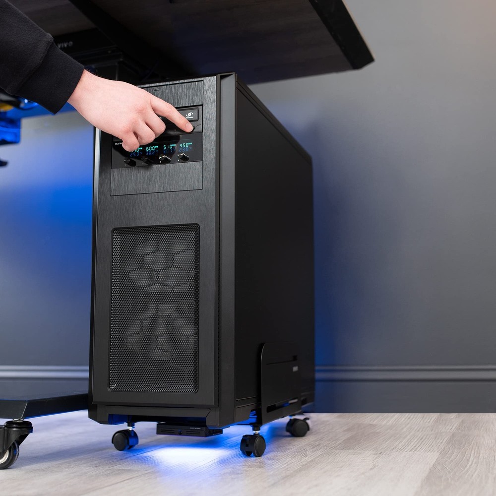 VIVO Large Computer Tower Desktop ATX-Case, CPU Steel 14" max width, Black