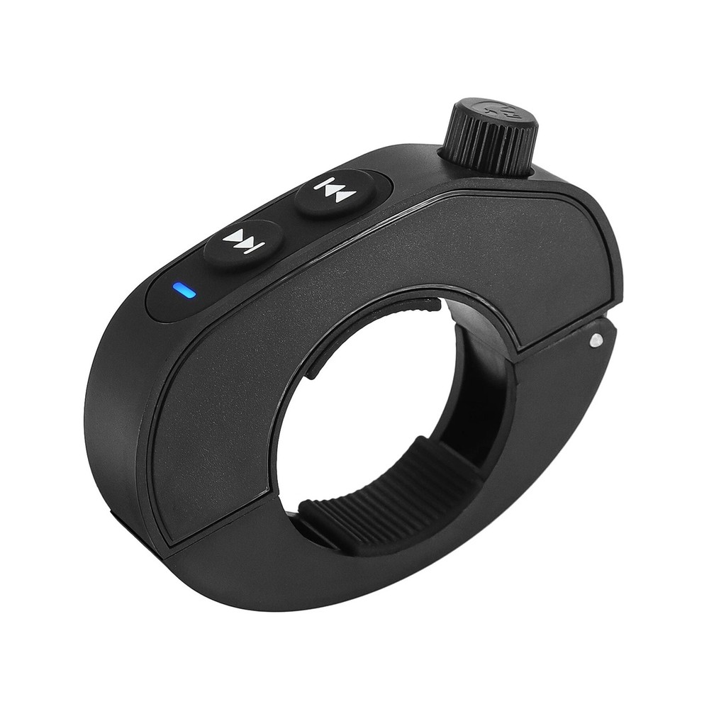 Black Wireless Bluetooth Media Button Remote Controller For Motorcycle Handleb5w