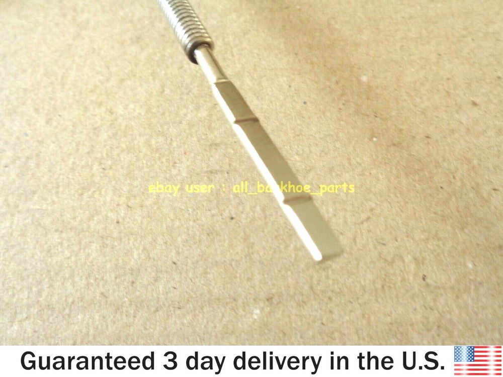JCB BACKHOE - ENGINE OIL DIPSTICK PROJECT 9 (PART NO. 123/02407)