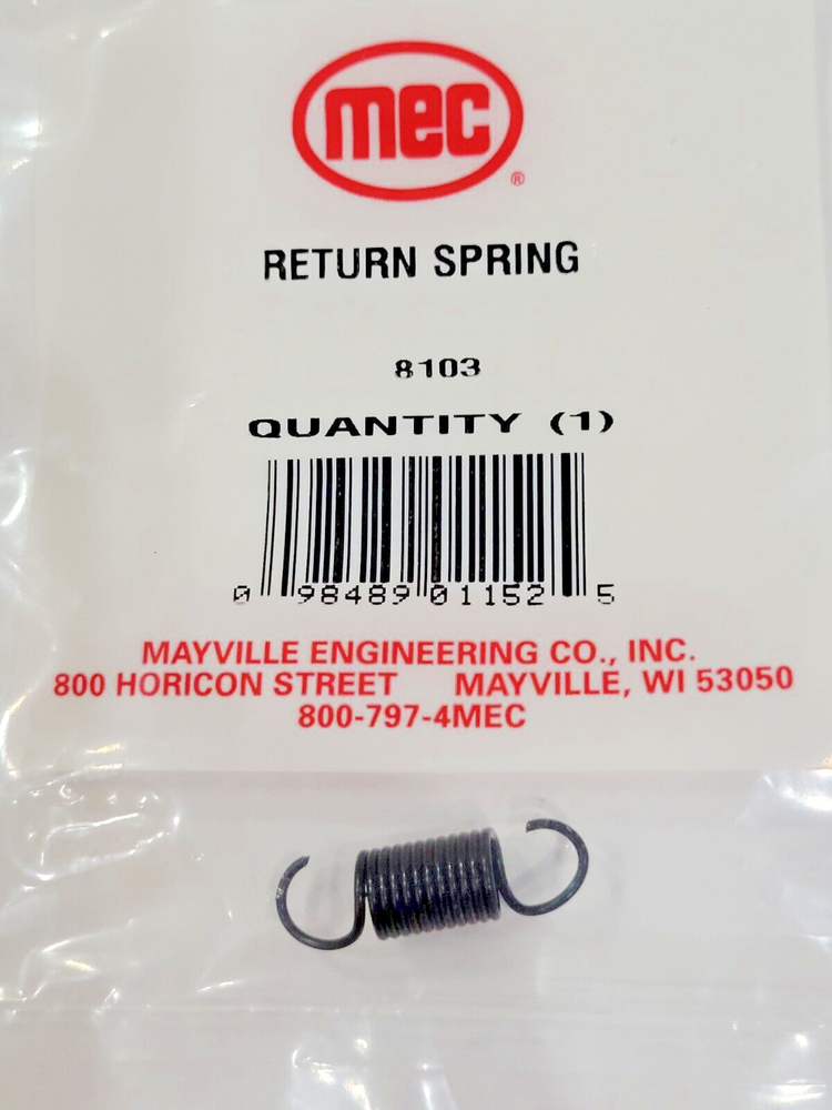 MEC Return Spring for SUPER SIZER # 1008103
