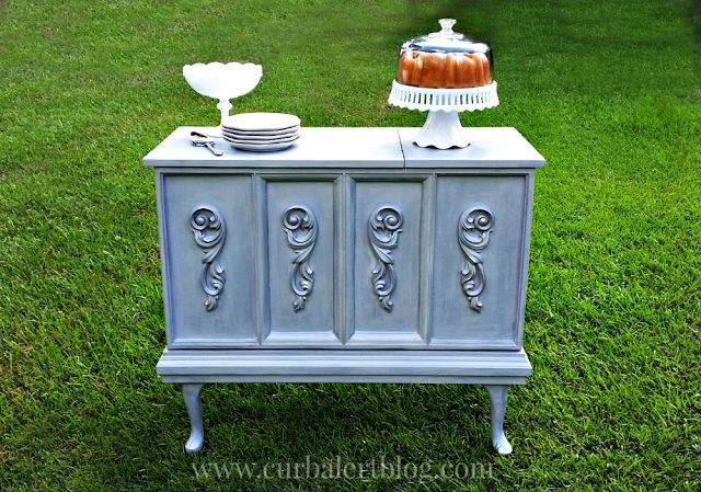 Pair Large Wood Carvings - 12" Scrolls