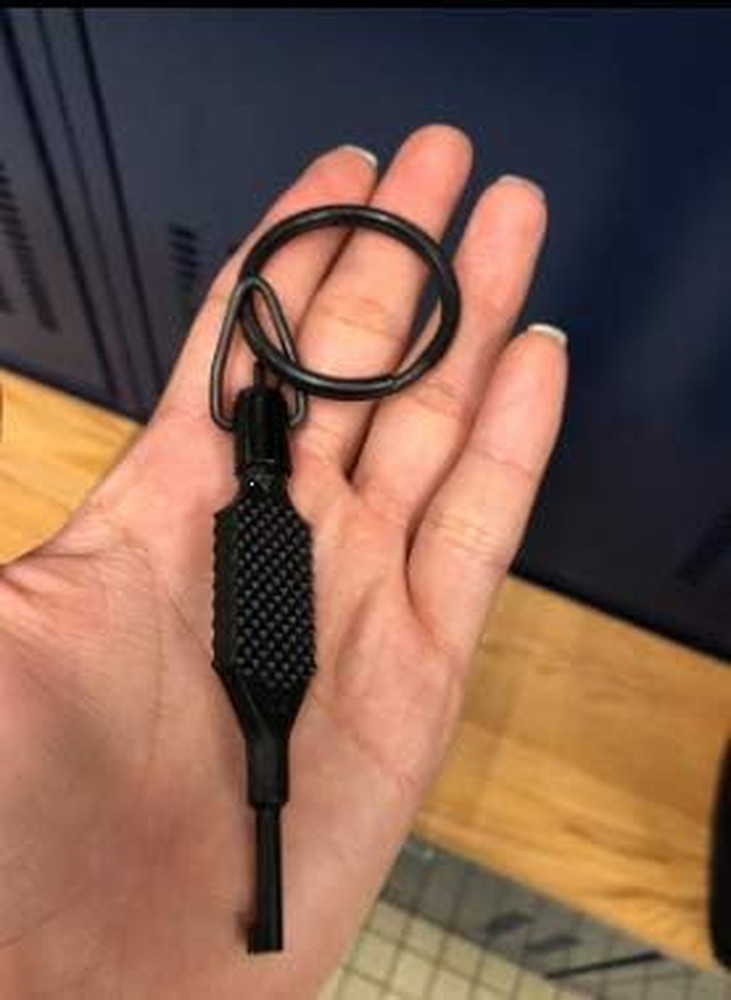 Tool ZT-9P Flat Knurled Swivel Key, Black