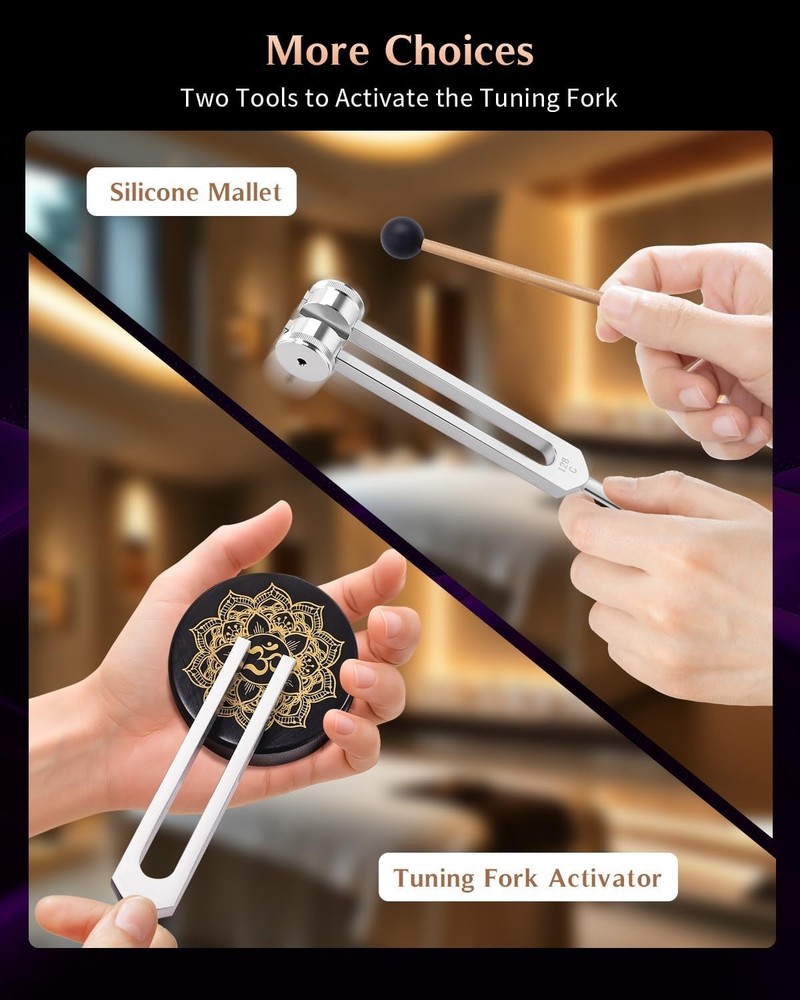 Precise Frequency Tuning Forks - Sound Healing Kit