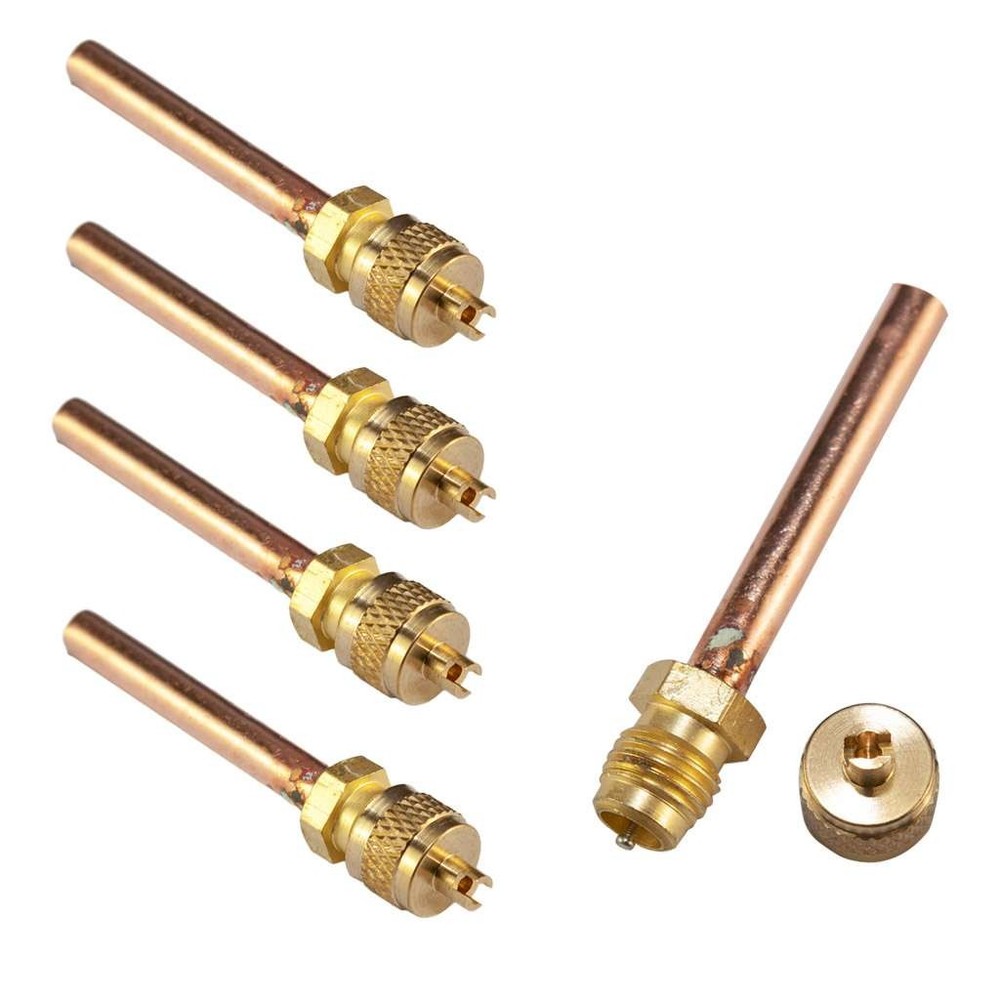 20pcs Service/Access Valve 1/4" SAE *1/4" OD *2.75" Stem Core Refrigeration Set