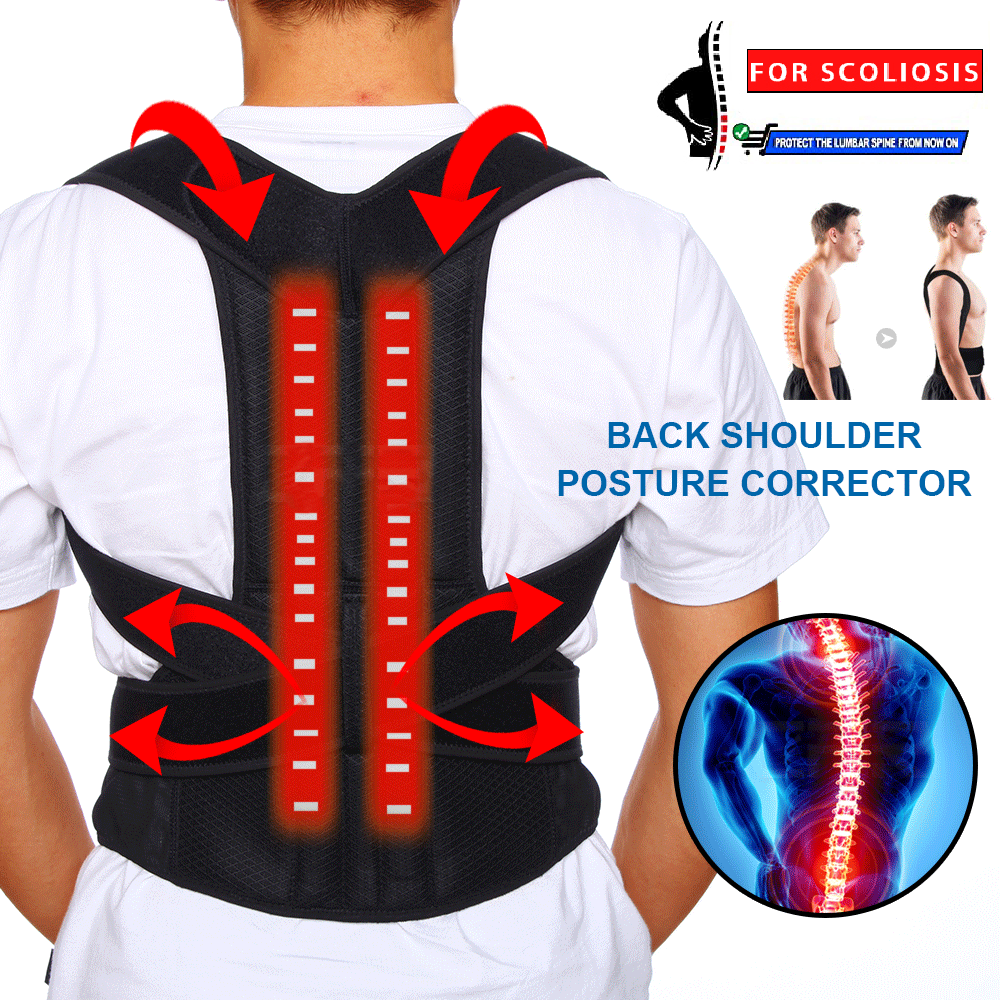 Adjustable Posture Corrector Heavy Lifting Back Support Belt Secure Safety Work