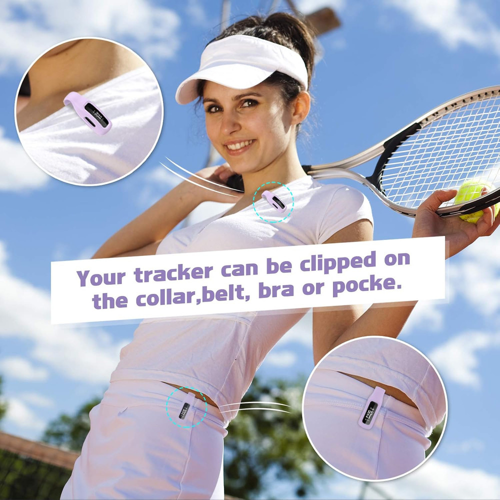 4-Pack Clip Case Compatible with Fitbit Inspire 2/3, Soft Silicone Clip Clasp Ac