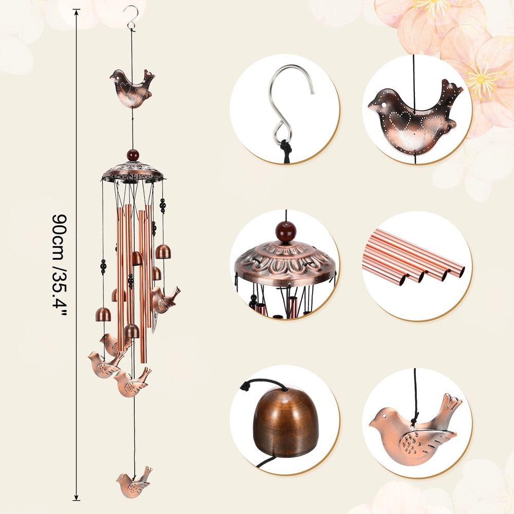 Wind Chimes for Outside, 35inch Bird-Windchimes,