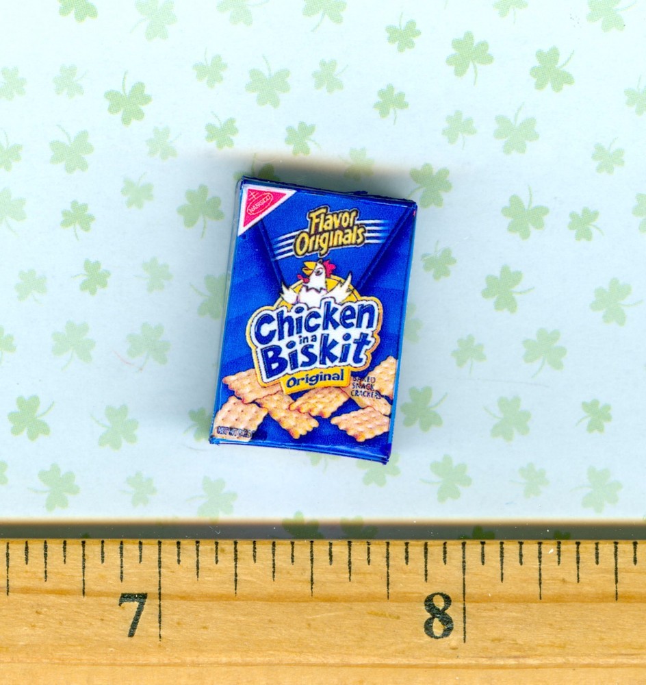 Dollhouse Miniatures Size Cracker BOX # cib