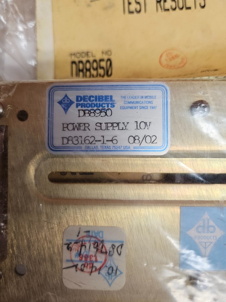 New DECIBEL POWER SUPPLY - DB8950