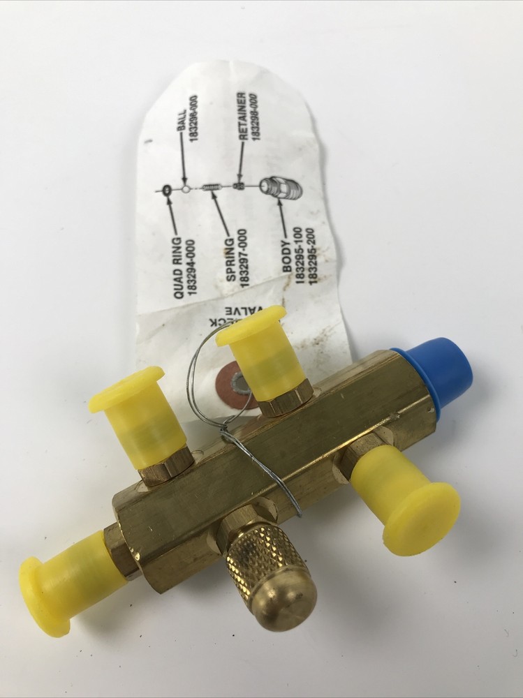 CO2 Check Valve Brass 183295-100 200 regulator