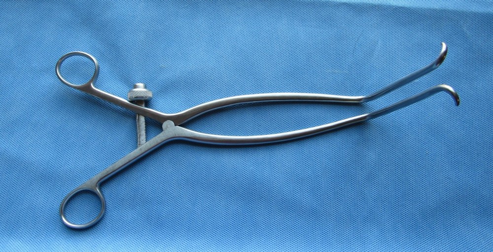 gSource Gelpi Deep 10.5" Retractor 90 deg. Angular 4" 1x1 Blunt Point Speedlock