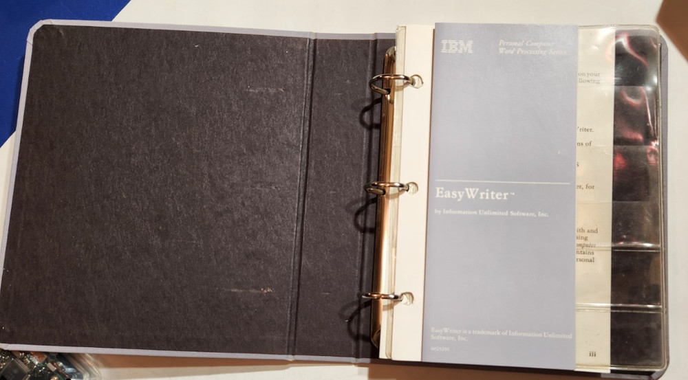 Vintage IBM Personal Computer EasyWriter 6024005 Version 1.1