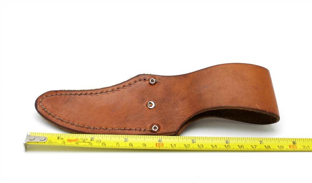 Brown Genuine Leather Knife Case